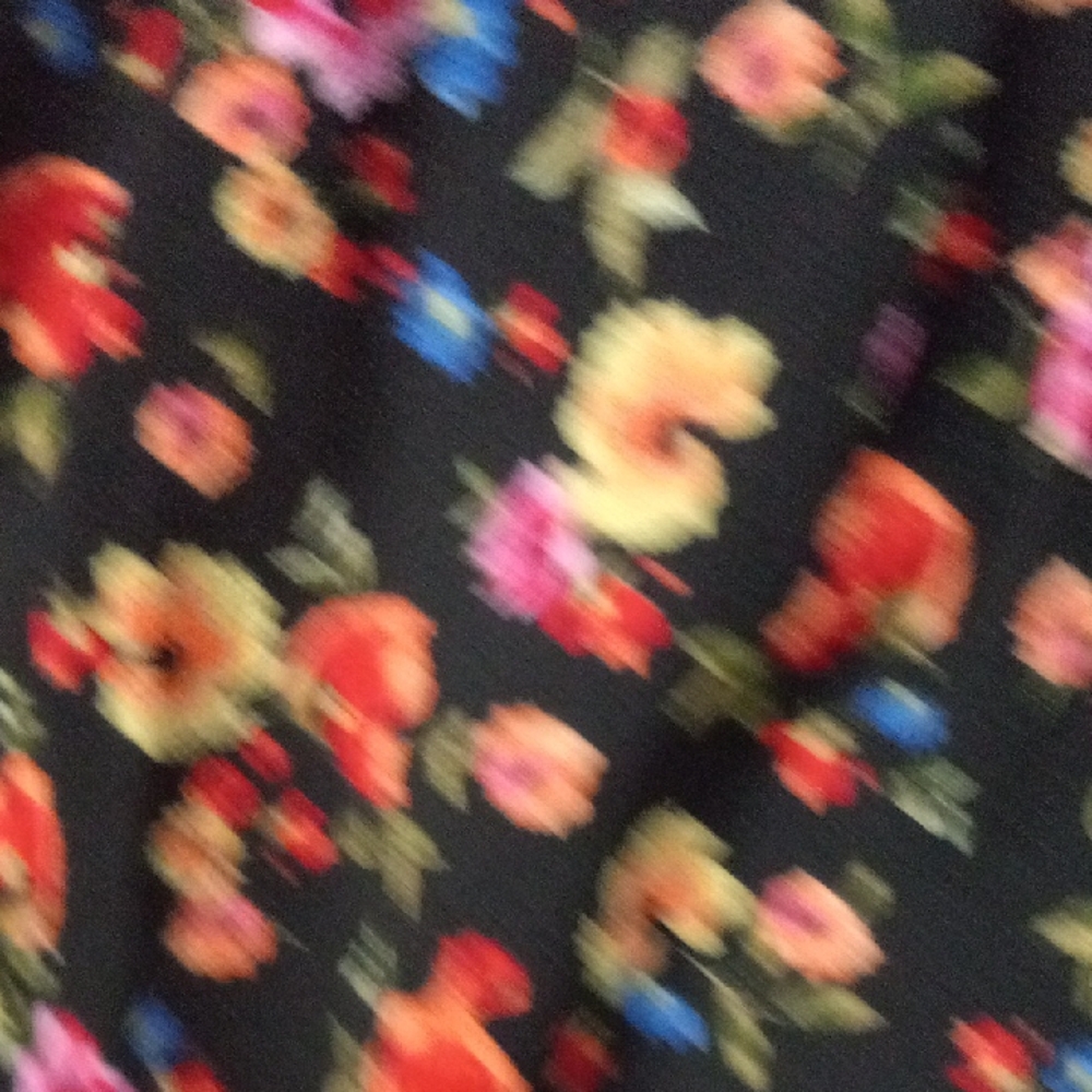London Style Women's Floral Maxi Dress Short Ruffled Sleeves V-neckline Size 12 - Picture 10 of 16